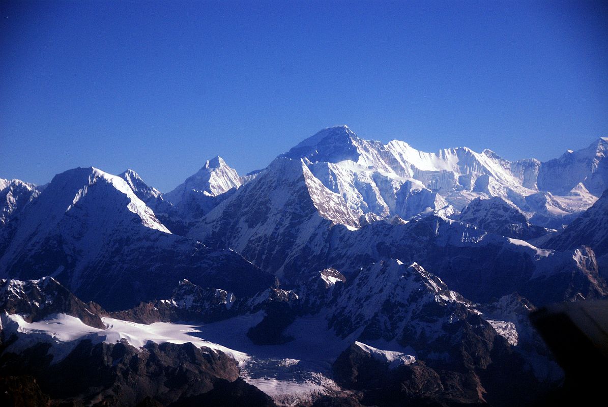 10 Kathmandu Mountain Flight 07-1 Cho Oyu With Tsoboje, Nangpai Gosum I, Takargo, And Gyachung Kang